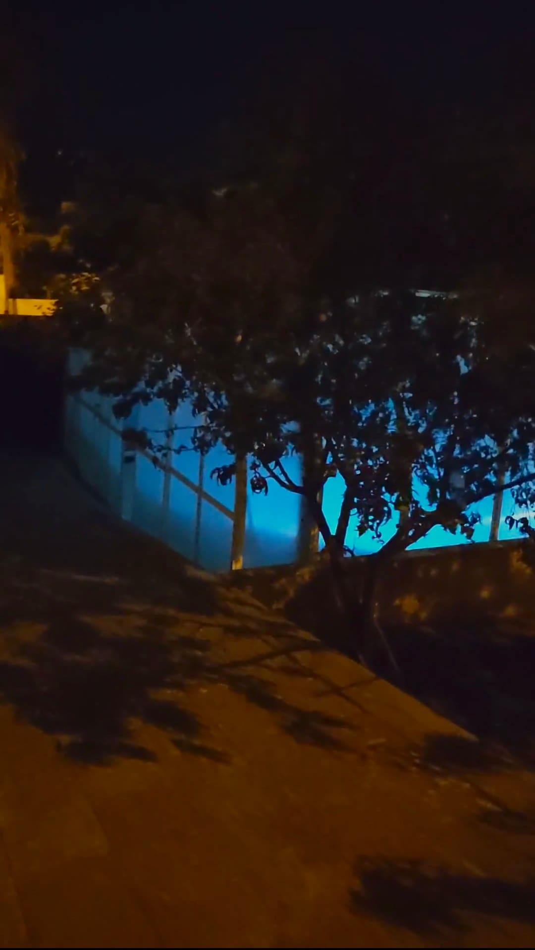 Enclosed heated pool